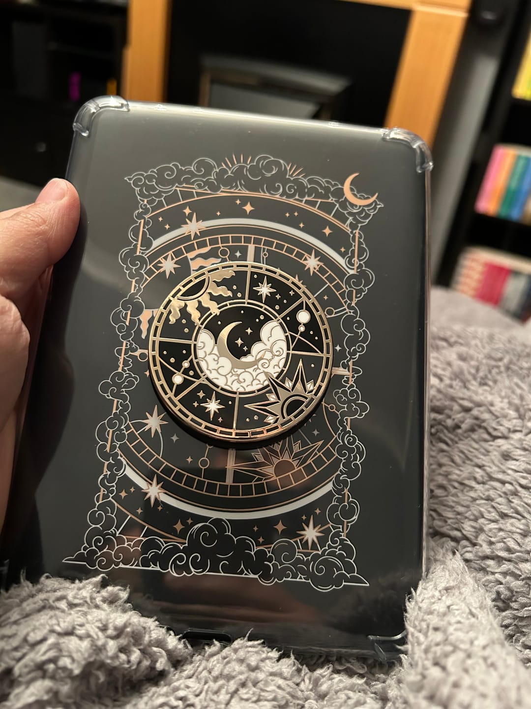 Customer photo review of Otherworldly Black - Kindle Sticker Insert
