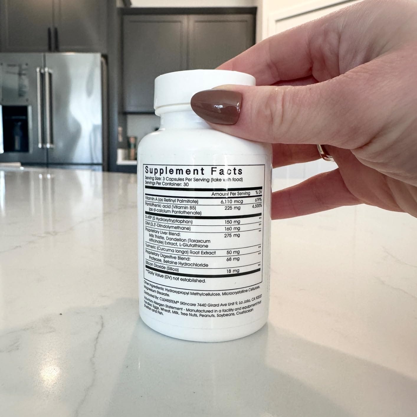 Customer photo review of CLEARSTEM® La solucion interna para el acne hormonal