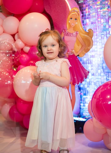 Customer photo review of Vestido em Tule Bordado Garden 83696 Infanti Infantil Menina