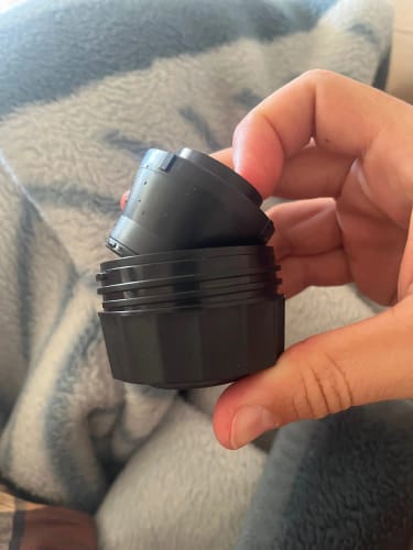 Customer photo review of Cafetera Espresso portátil eléctrica inalámbrica para coche y hogar, cafetera para acampar, cafetera de viaje en polvo con cápsula 3 en 1