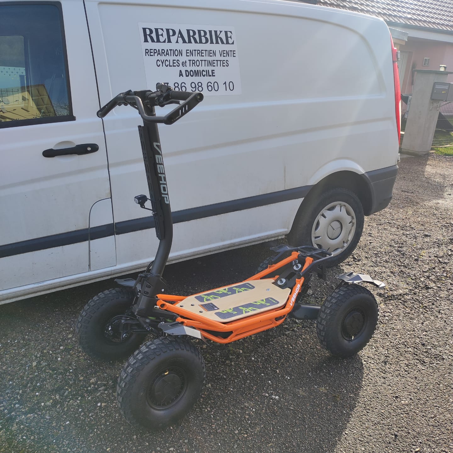 Customer photo review of Pack lumières pour trottinette 4 roues motrices Veehop