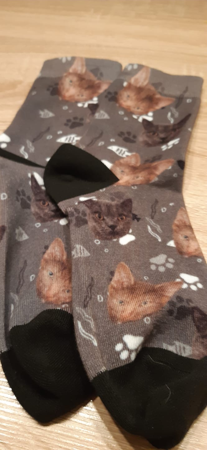 Customer photo review of Dein Foto - Individuelle Socken