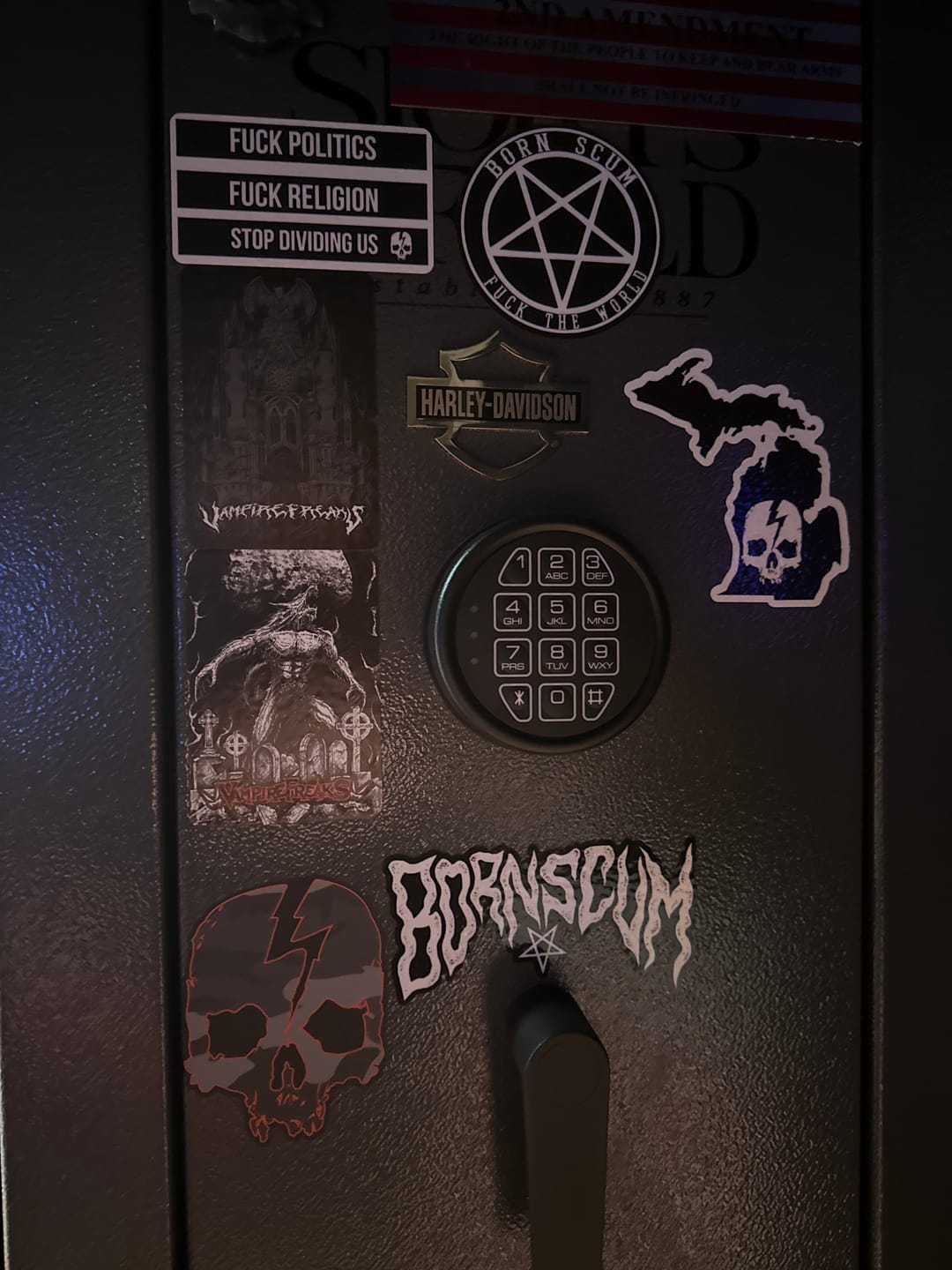 Customer photo review of SKULL LOGO CVO STICKER