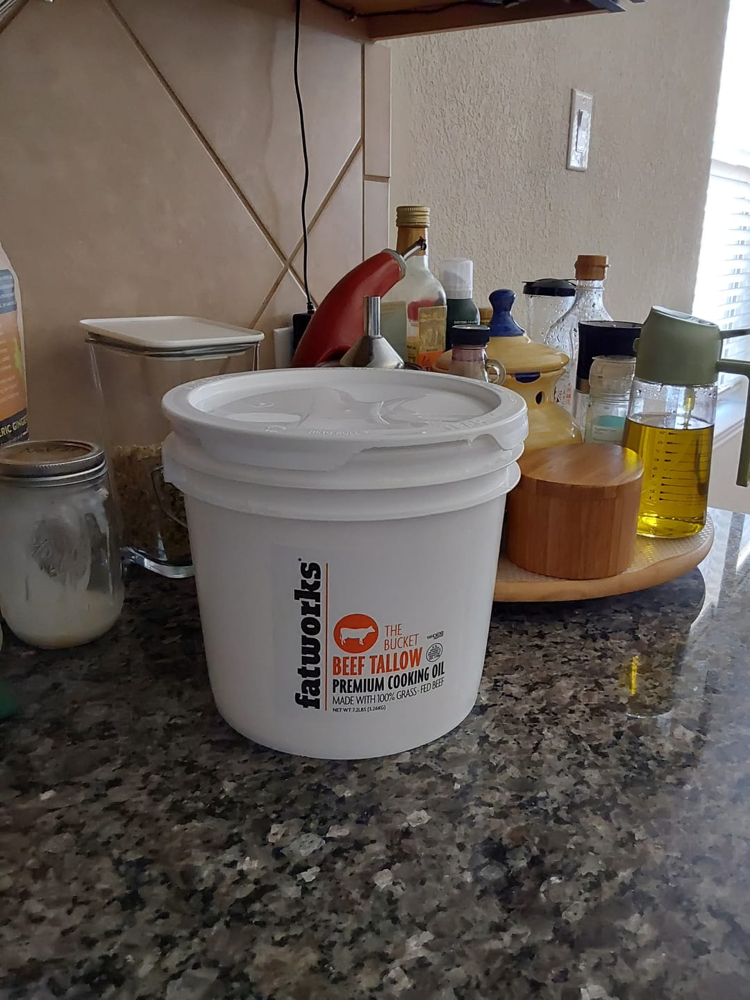 Customer photo review of The Bucket- 1 Gallon Grass Fed Tallow