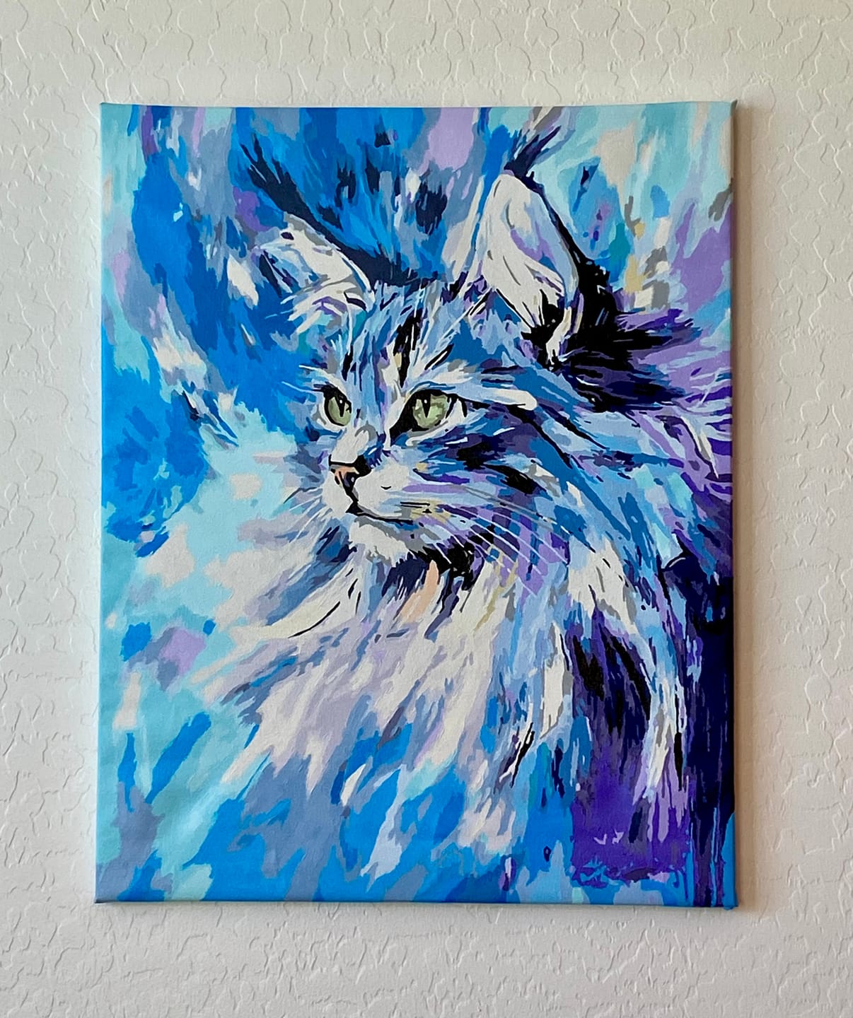 Customer photo review of Abstract Maine Coon