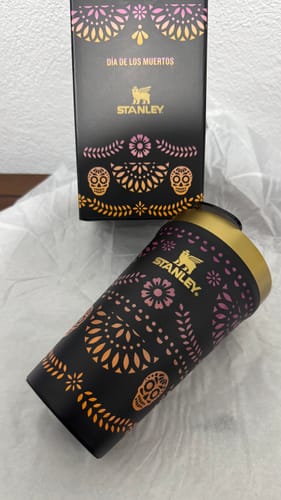 Customer photo review of Stacking Beer Pint Midnight Catrina | 473ML
