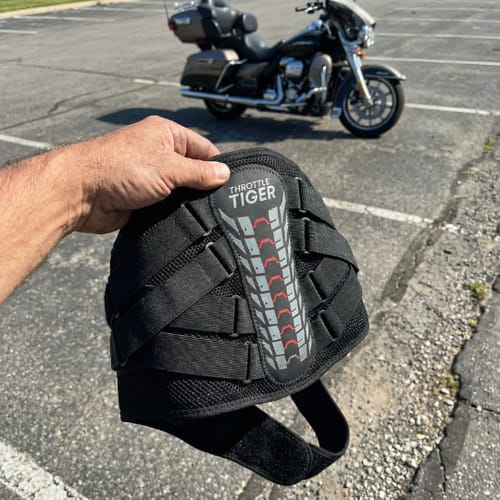 Customer photo review of Rider's Back Support
