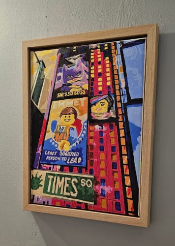 Customer photo review of Custom Landscape Paint By Numbers