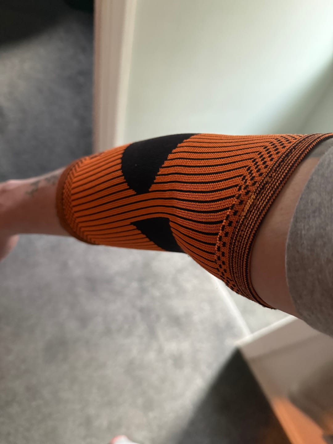 Customer photo review of Elbow Compression Support Sleeve For Tennis Elbow Recovery