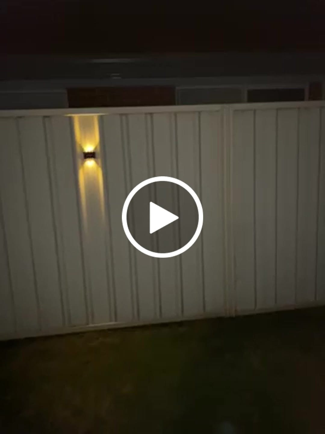 Customer video review of GardenBrite™ Solar LED Wall Lights