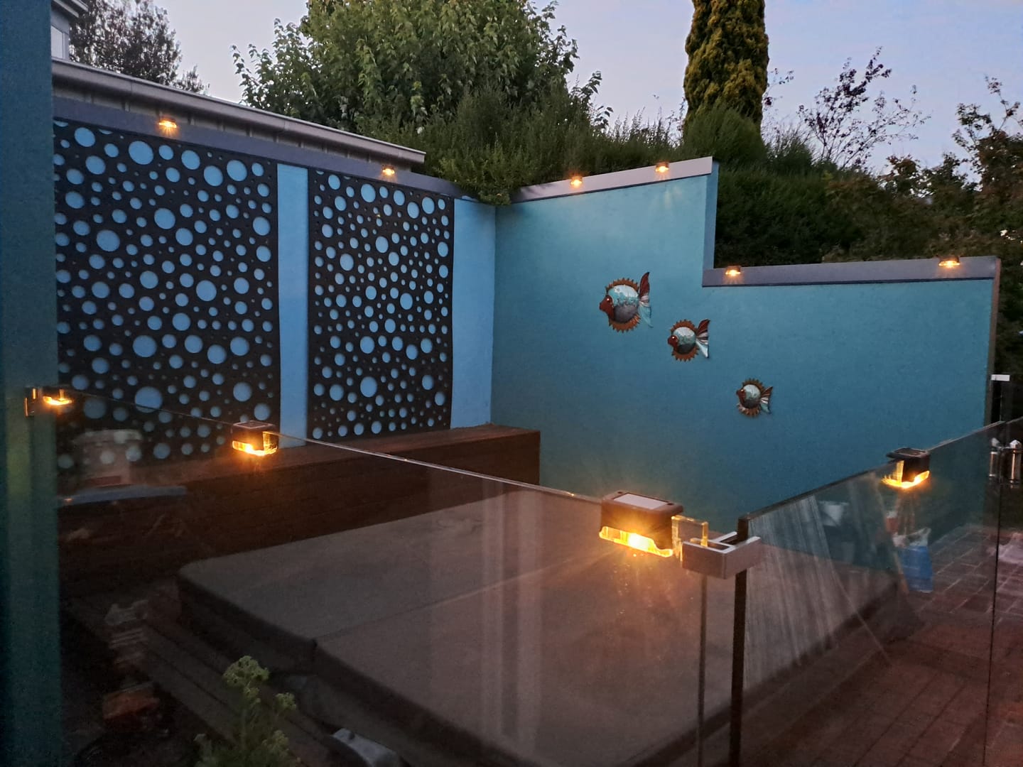 Customer photo review of SolaGarden™ Deck Lights