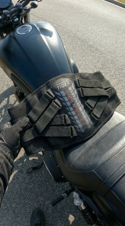 Customer photo review of Rider's Back Support