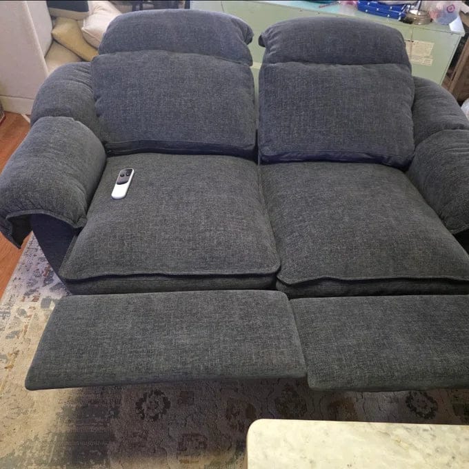 Customer photo review of CloudCubo Loveseat Modular Sectional Sofa with Power Recliner