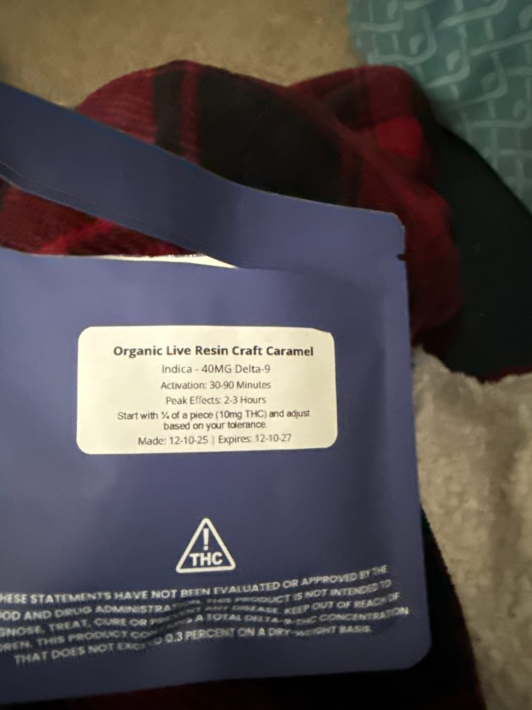 Customer photo review of THC Gummies