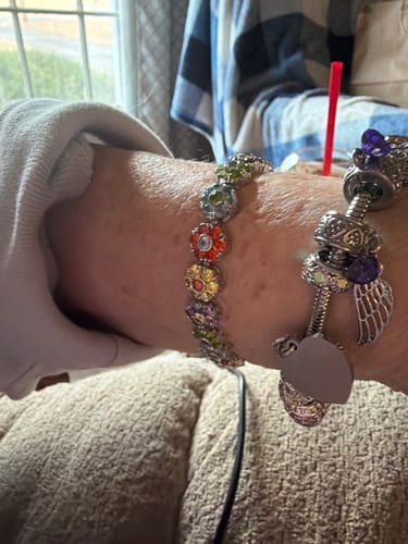 Customer photo review of "Angel Wing" with Purple gem Clip-on Charm