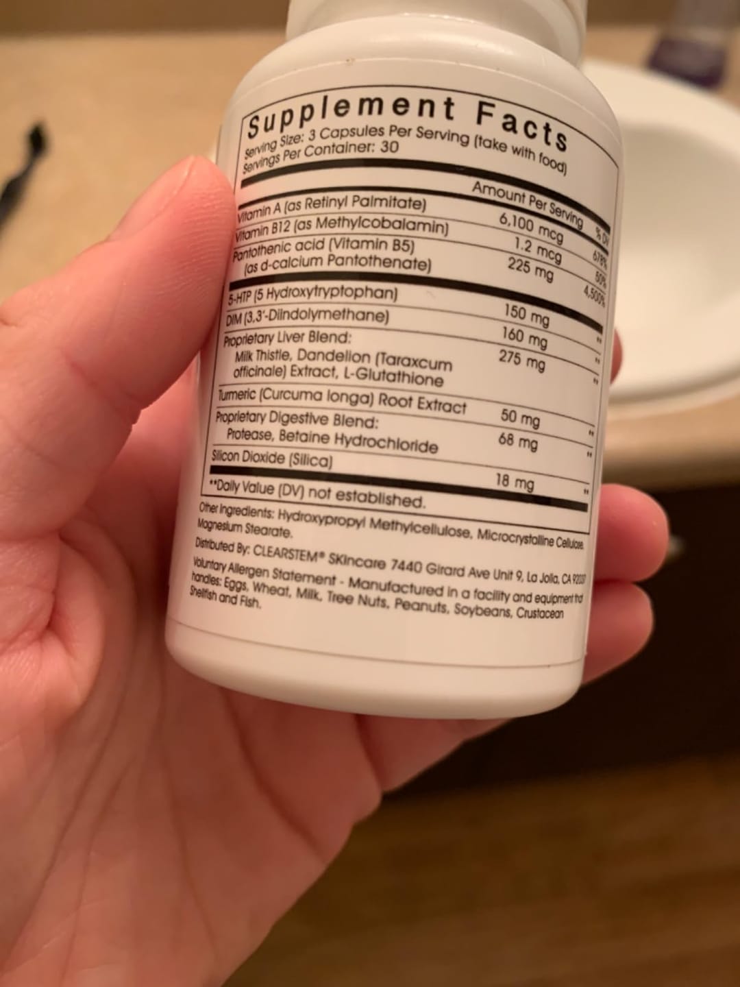 Customer photo review of CLEARSTEM® La solucion interna para el acne hormonal