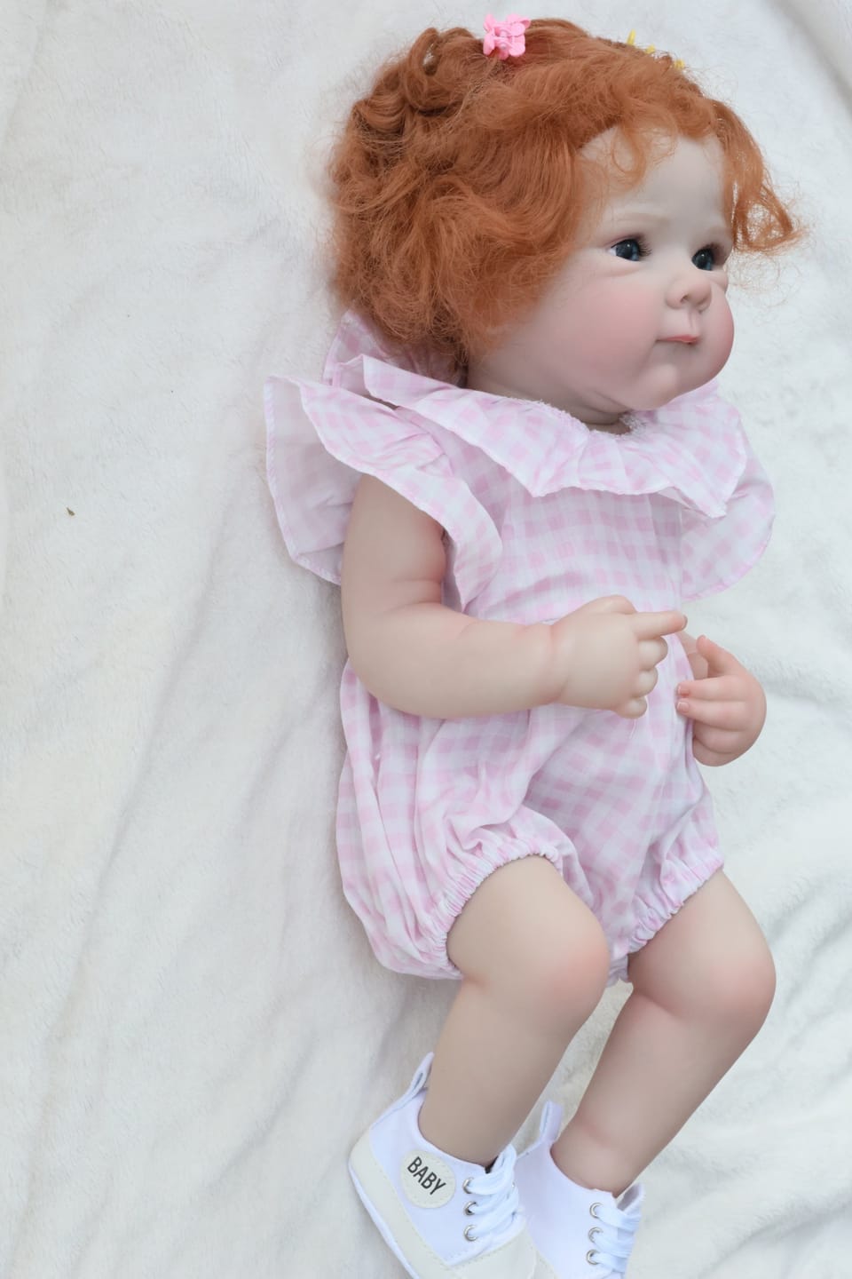 Customer photo review of “Audrey & Poppy” – 19 Inch Newborn Twin Reborn Dolls Full Vinyl Body