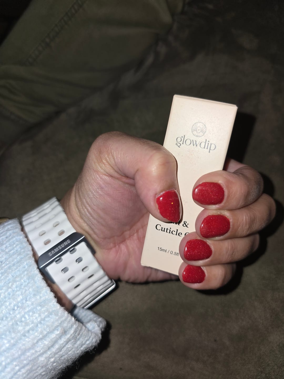 Customer photo review of Bright Future Dipping Powder