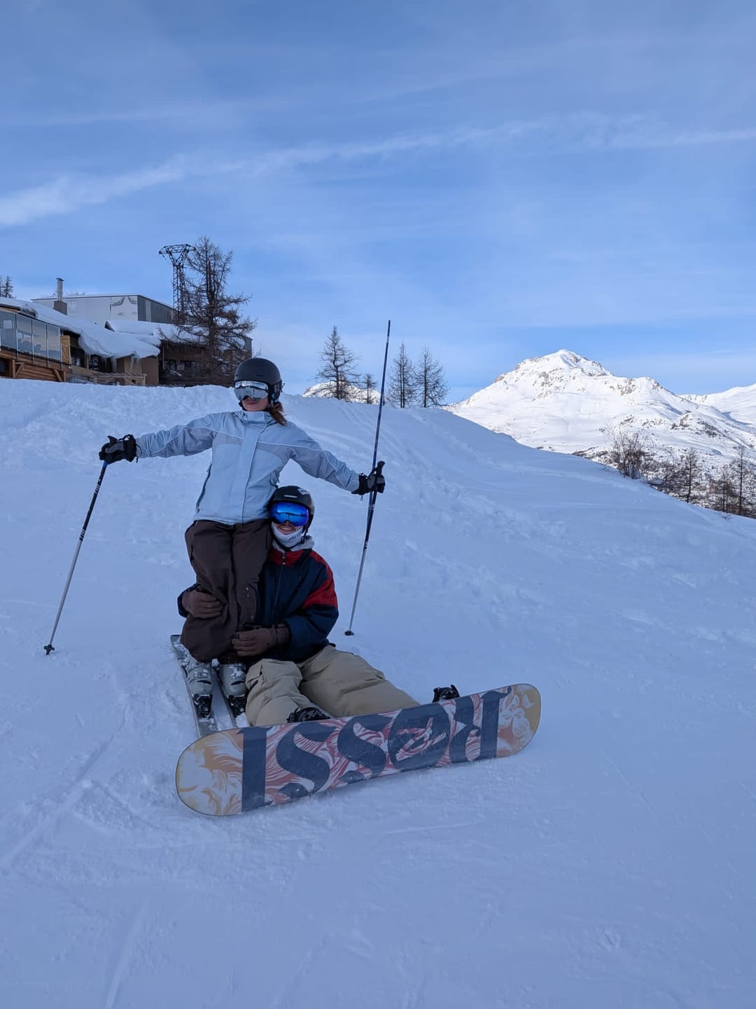 Customer photo review of Women's Coffee Baggy Wear-resistant Waterproof Snow Pants