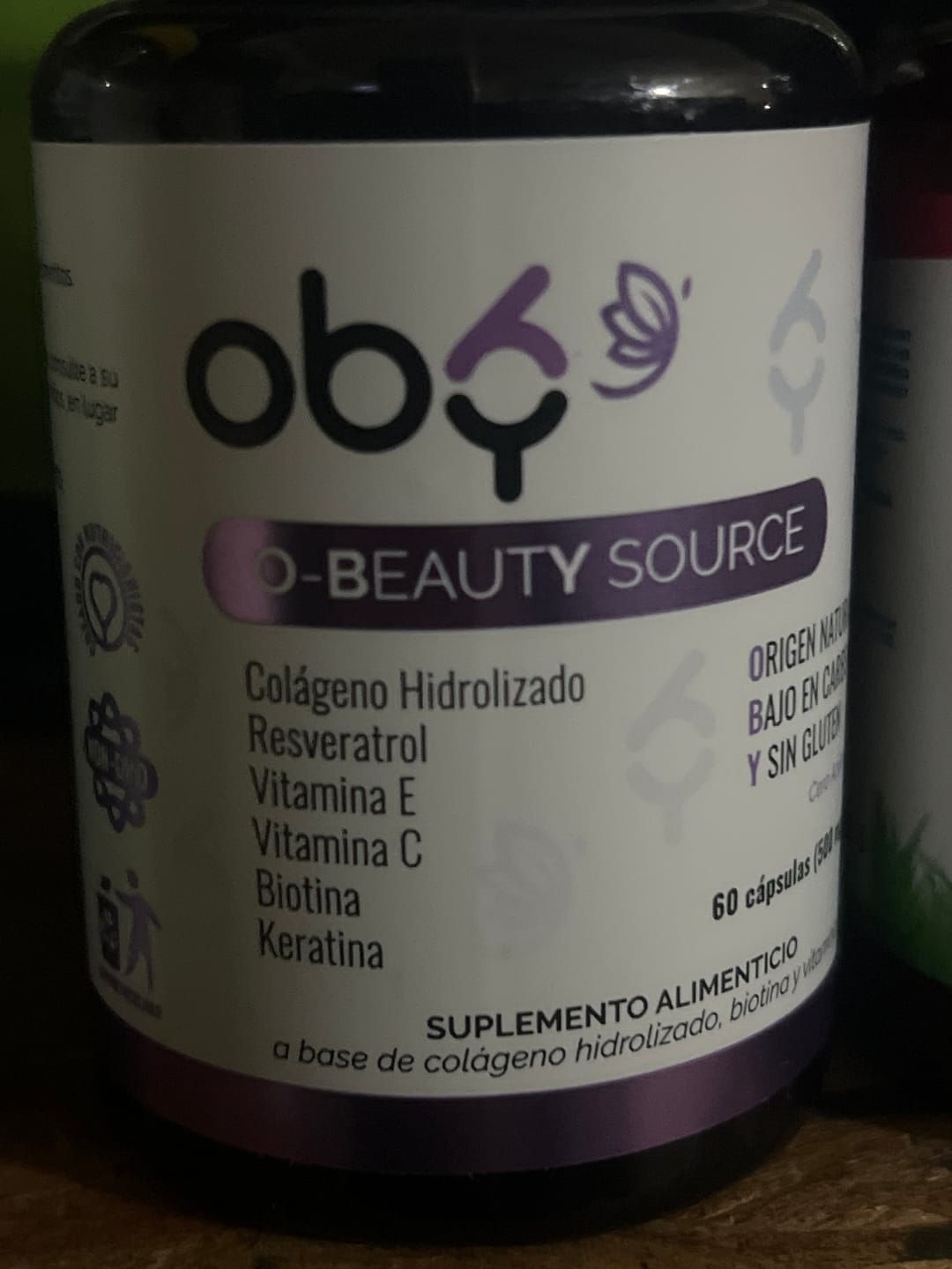 Customer photo review of Pack de 6 frascos: Oby Beauty | Biotina, Keratina, Colageno, Resveratrol, Vitamina E y C