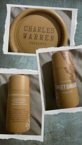 Customer photo review of Sweet Ginger Vapor Rub Stick