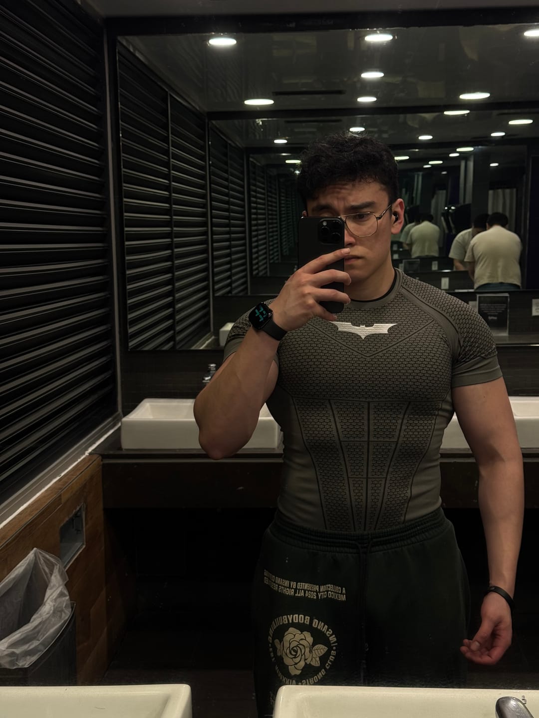 Customer photo review of BATMAN COMPRESSION TEES #4259