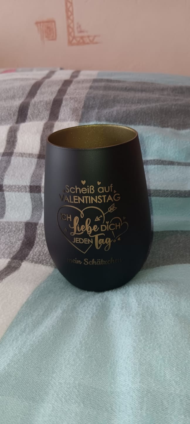 Customer photo review of Jeden Tag - Personalisiertes Windlicht