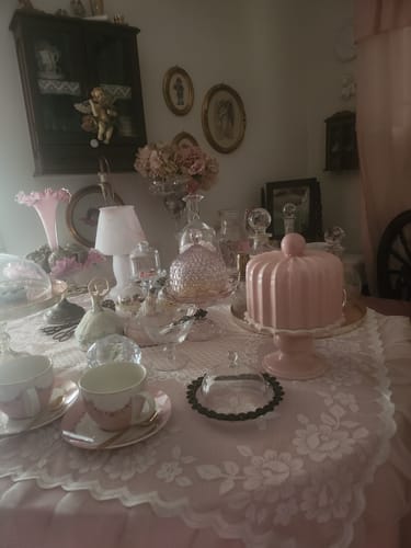 Customer photo review of Alzata Decorativa in Ceramica con Coperchio – Rosa Lucido 24x17 cm