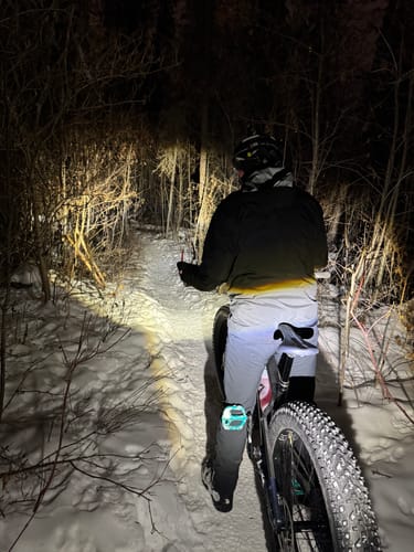 Customer photo review of MONTEER 12000 Mountain Bike Light
