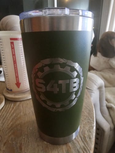 Customer photo review of (6 Pieces) Laser Engraved Tumbler | 20 oz