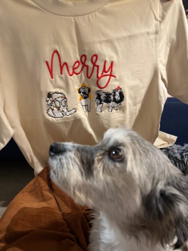 Customer photo review of CUSTOM Women's Pet T-Shirt