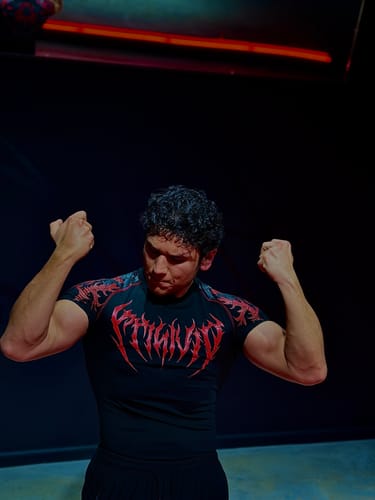 Customer photo review of Void Tech™ Infernal Short sleeve Compression [NIGHTMARE]