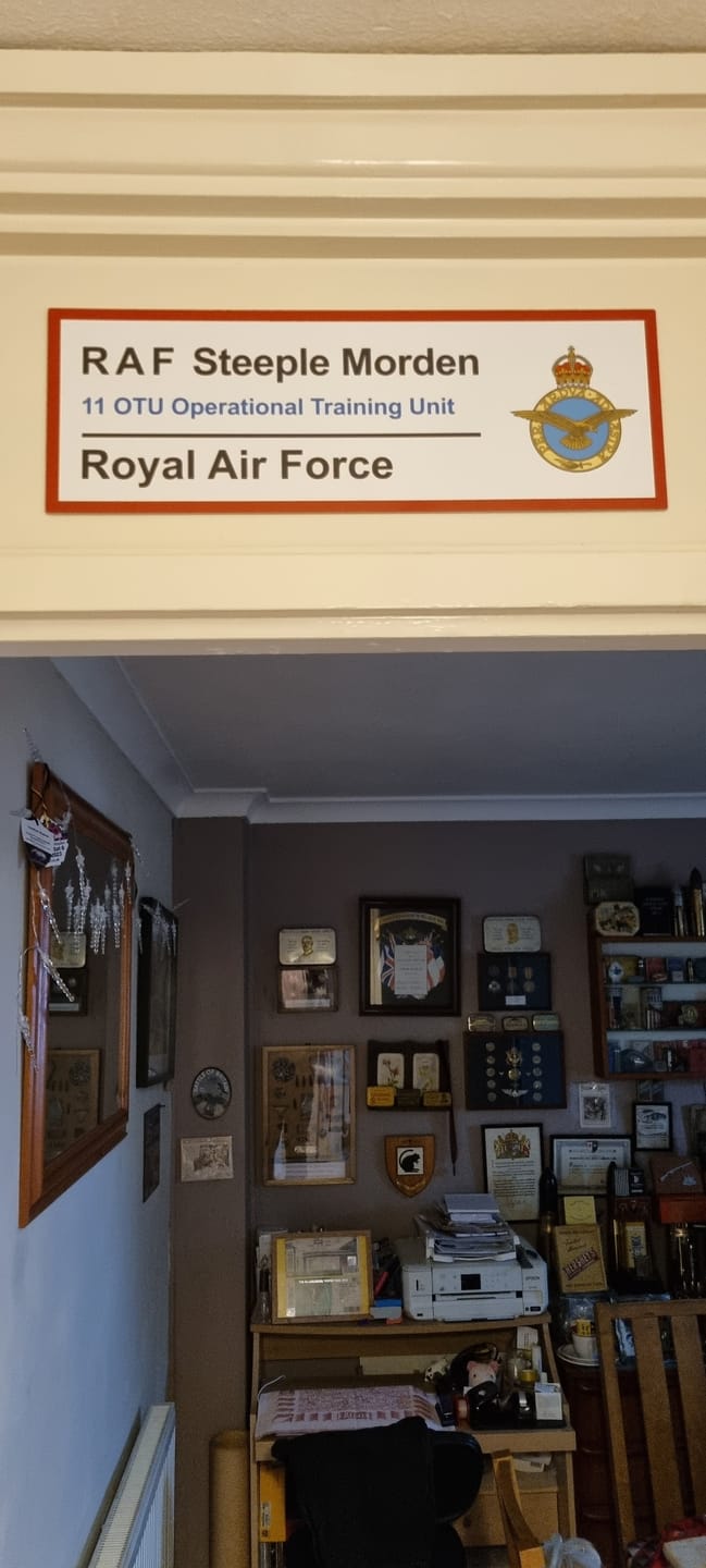 Customer photo review of RAF Station Wall Sign