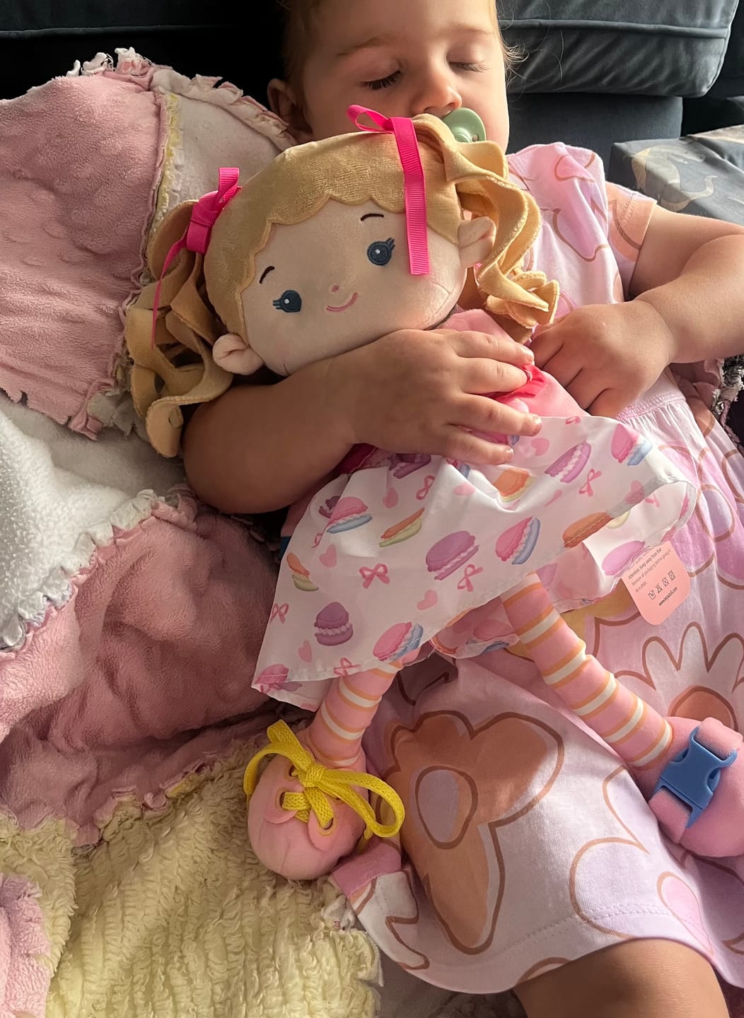 Customer photo review of Personalized Cupcake Girl - Montessori Doll