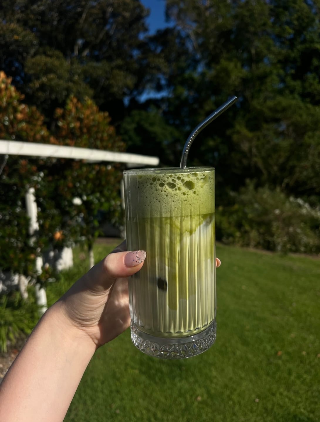 Customer photo review of Gourmet's Gold Artisan Matcha (Latte)