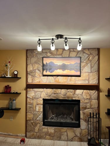 Customer photo review of Pre-installed Premium Hanging Kit