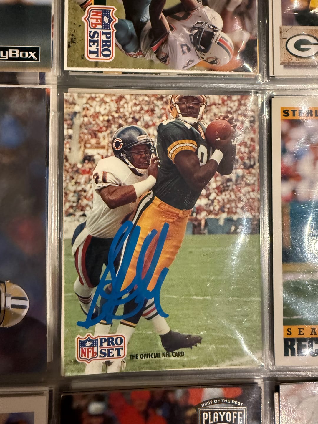 Customer photo review of Sterling Sharpe Autograph Signing