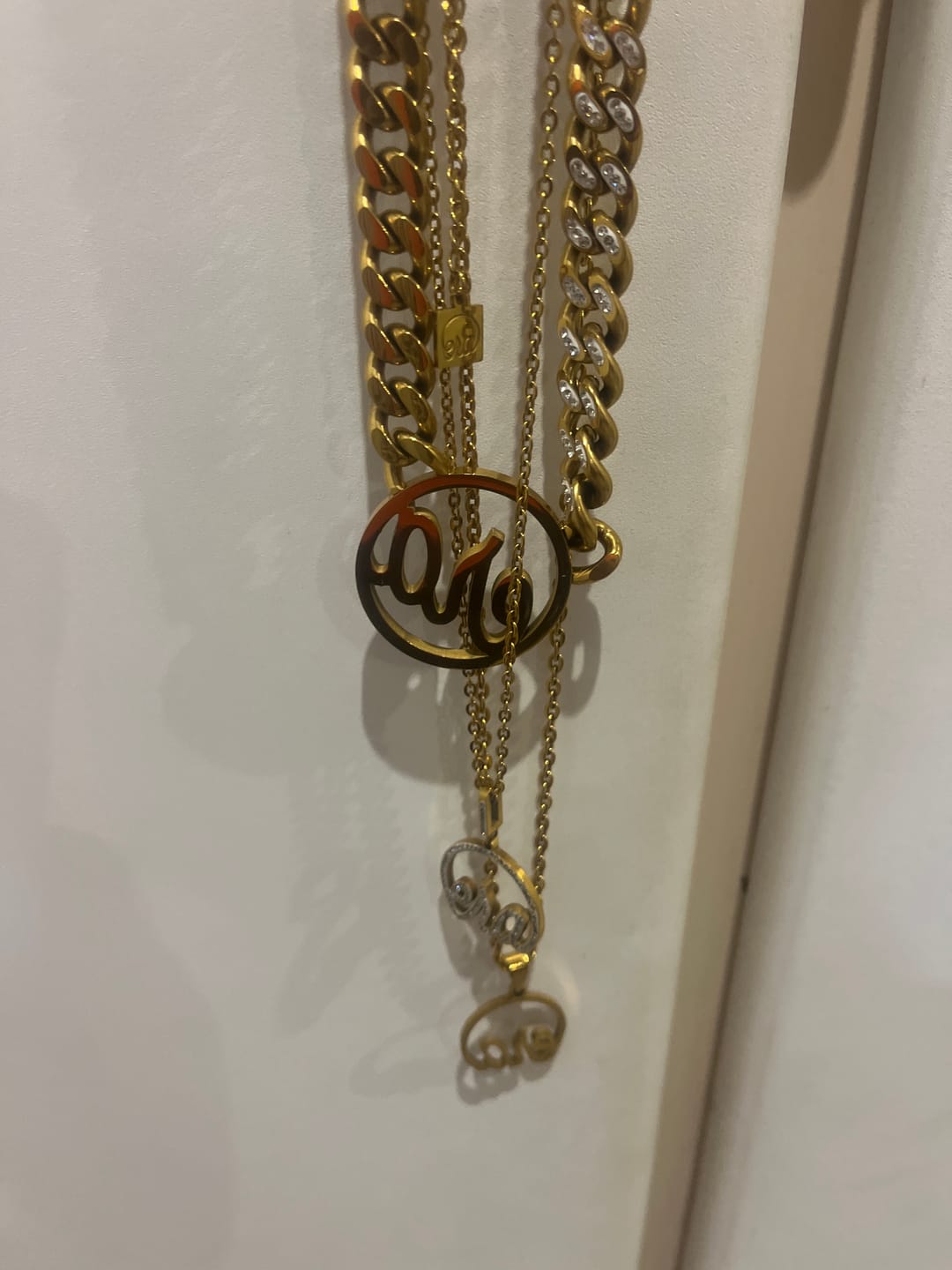 Customer photo review of Silver Diva Drop Earrings