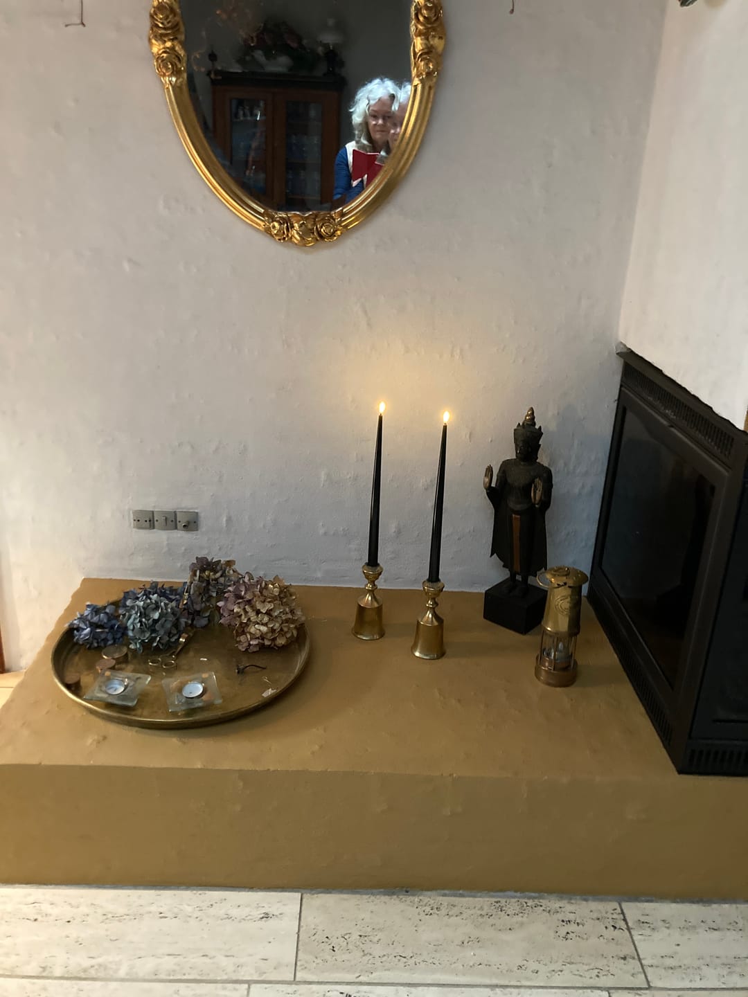 Customer photo review of LED Kertelys med Lak, 2 stk (38 cm) Mørkegrøn