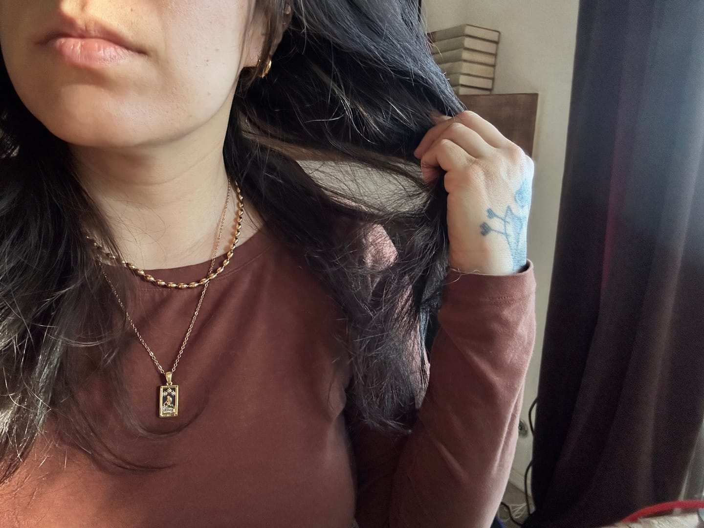 Customer photo review of Golden Fortune Necklace (Bundle)