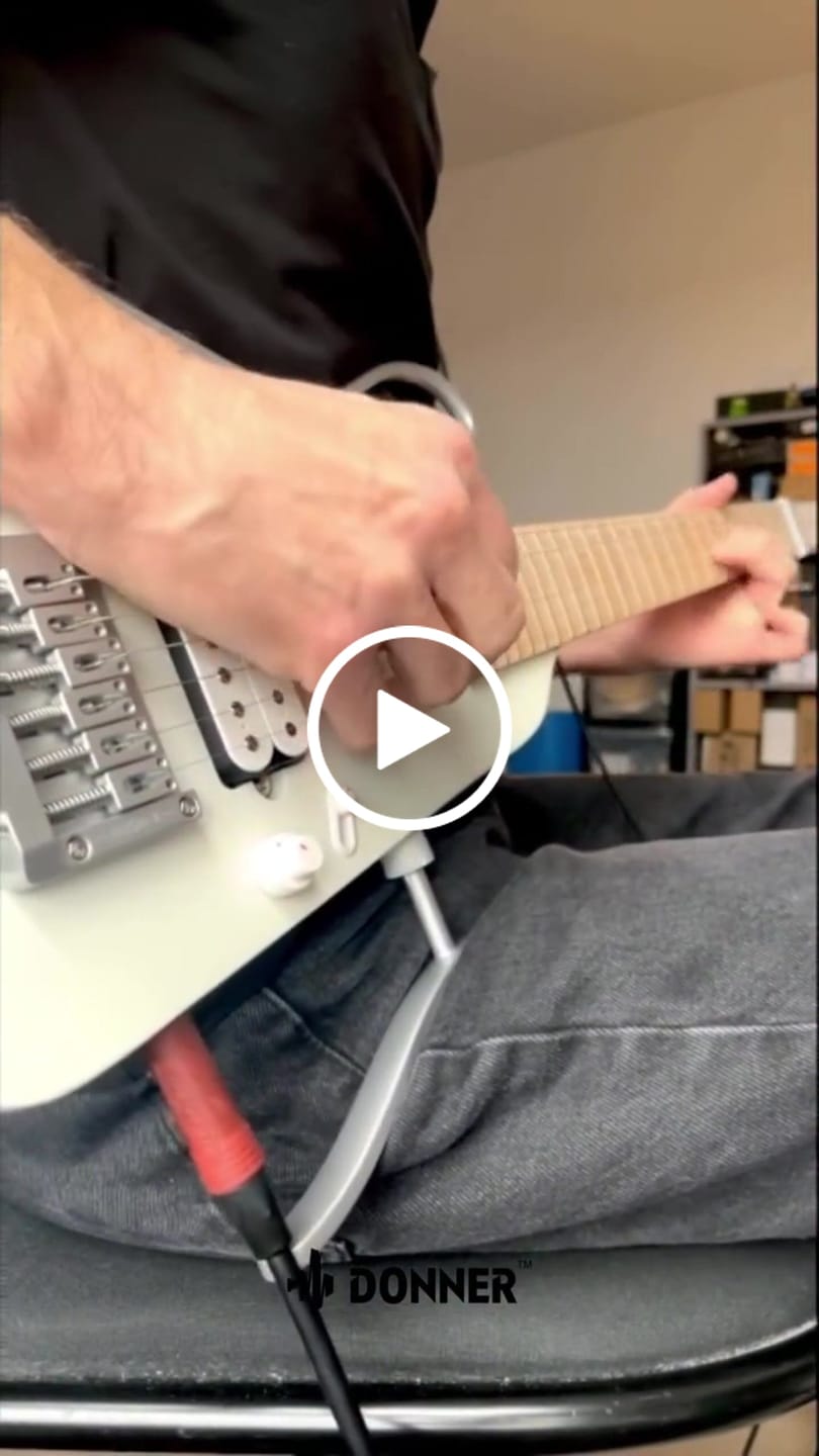 Customer video review of Donner HUSH™ X Guitare Électrique Sans Tête