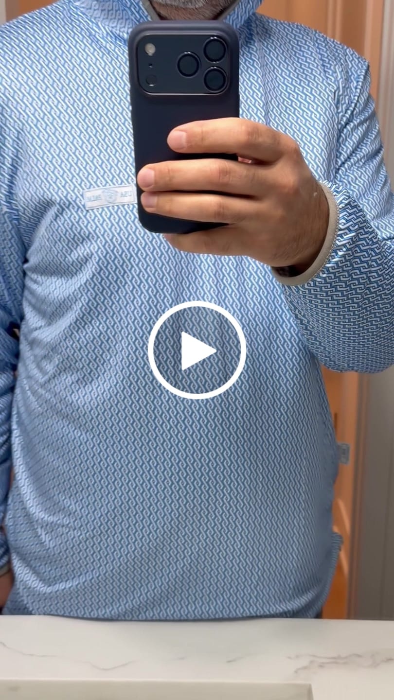 Customer video review of Reversible Sherpa 1/4 Zip - Sale
