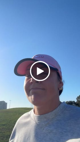 Customer video review of 2026 Dolphins Training Cap - (Pink)