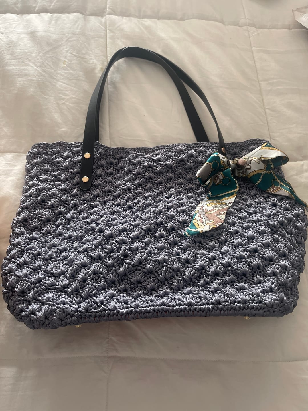 Customer photo review of CrochetPark™ Lotus Handbag DIY KIT