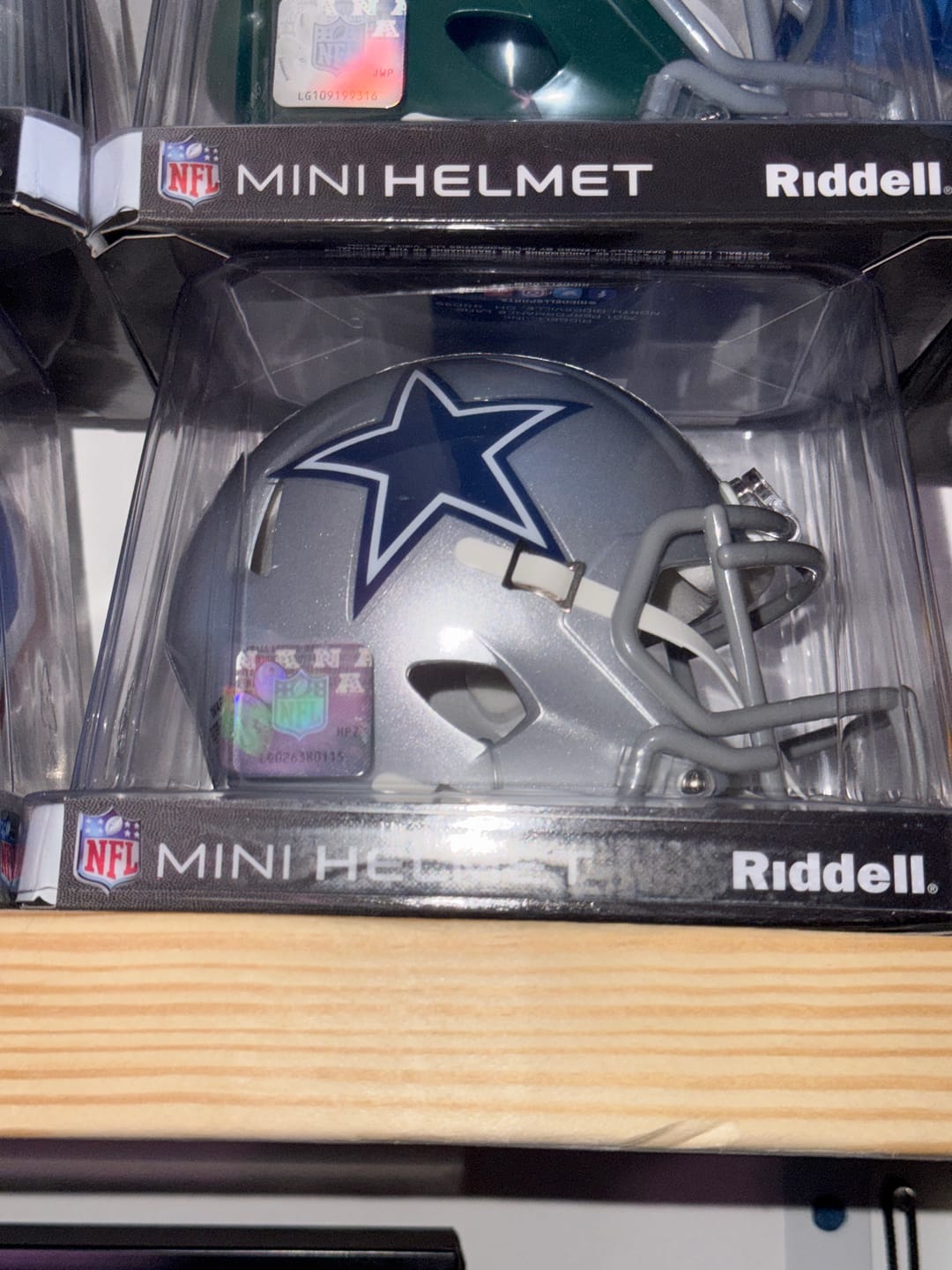 Customer photo review of Dallas Cowboys Riddell Speed Mini Helmet