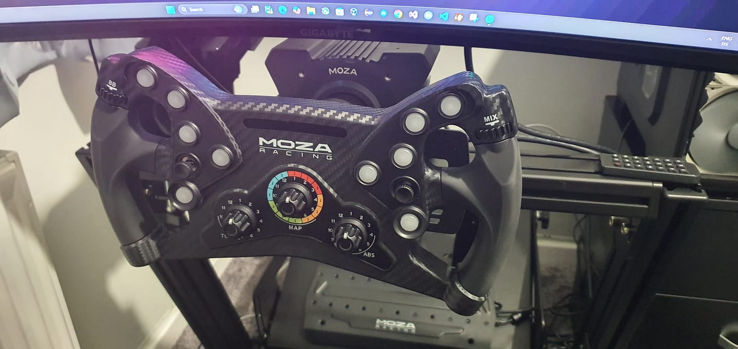 Customer photo review of MOZA RACING KS Steering Wheel