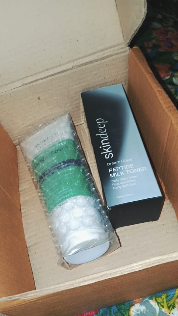 Customer photo review of Acne Control Clay-to-Foam Cleanser