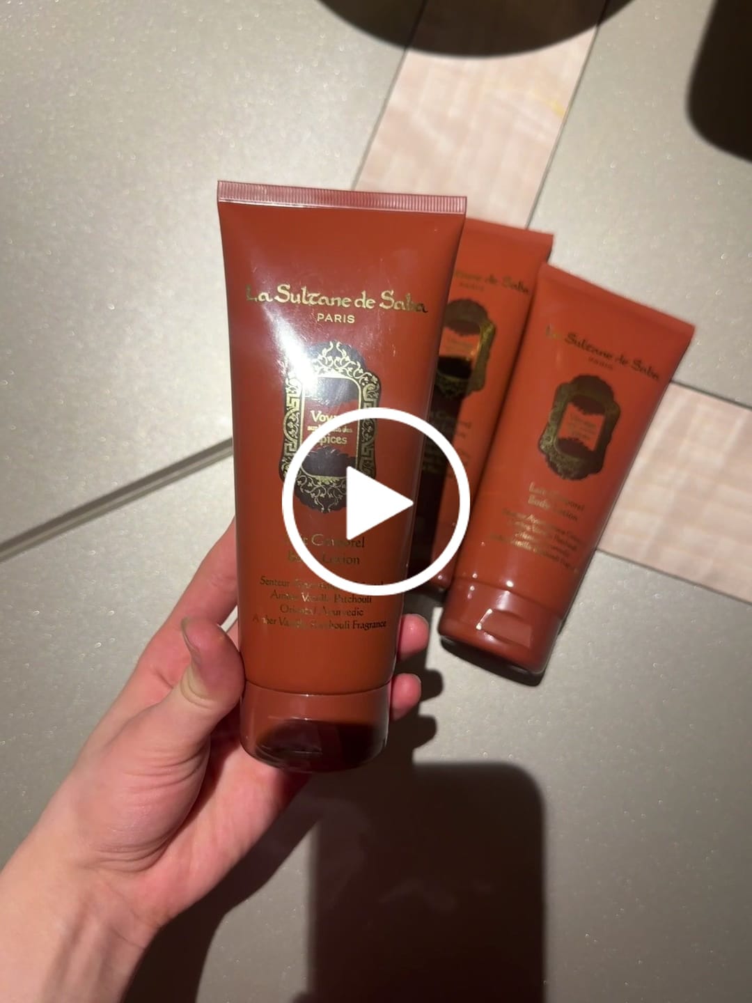 Customer video review of Body Lotion - Ayurvedic Treatment - Amber Vanilla Patchouli Journey To The Spices Route