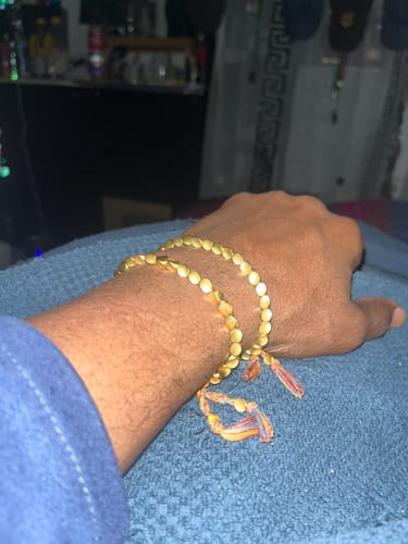 Customer photo review of 2 Tibetan Bracelets of Fortune