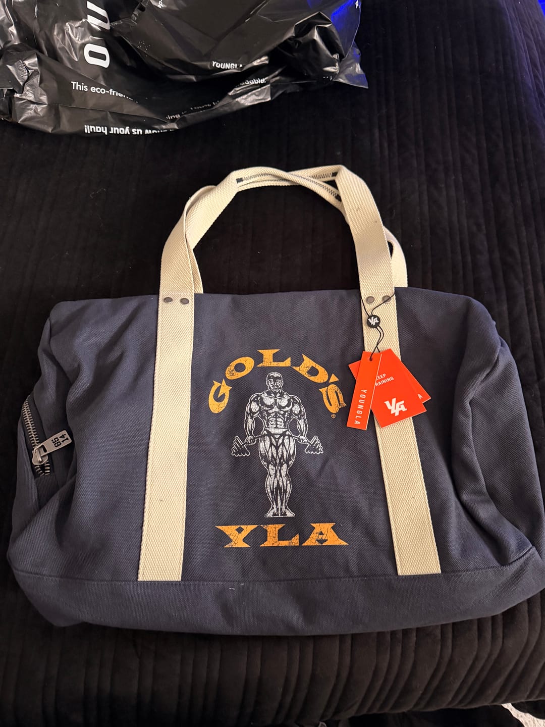 9045 - Gold's Iron Legacy Canvas Bags